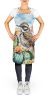 Arizona Cactus Wren Apron Cooking Kitchen Server Baking Crafts Gardening for Adult Women Men, Unisex, Large, Multicolor