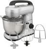 Hamilton Beach Electric Stand Mixer, 4 Quarts, Dough Hook, Flat Beater Attachments, Splash Guard 7 Speeds with Whisk, Blue