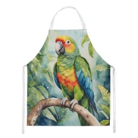 Amazon Parrot Apron Cooking Kitchen Server Baking Crafts Gardening for Adult Women Men, Unisex, Large, Multicolor (default: default)